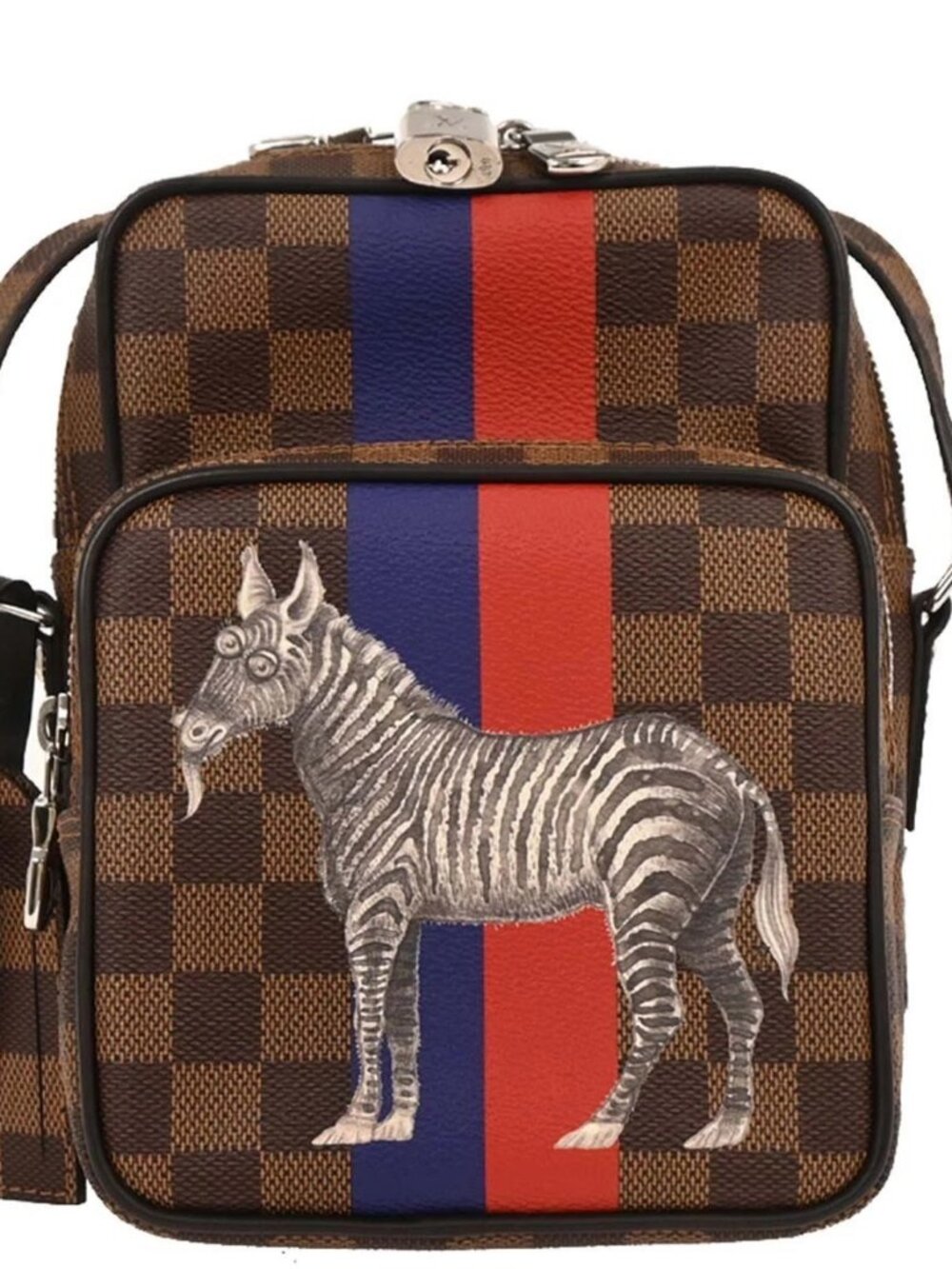 Louis Vuitton Damier Amazon Crossbody Shoulder Bag N42703 TR4156